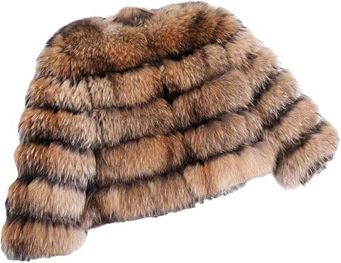 Faux fur Placket Jacket Racoon