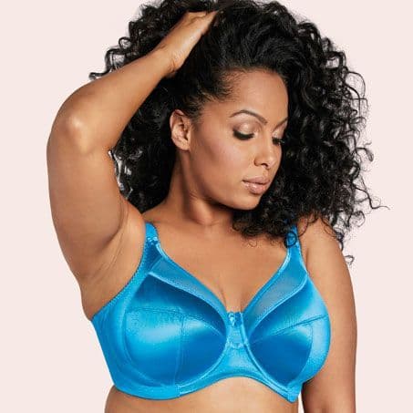 Goddess - Kiera Turquoise Bra