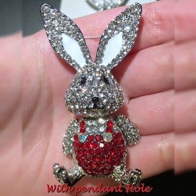 Large Diamonte Rabbit £14.99