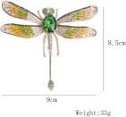 Large Dragonfly stone broach  £29.95