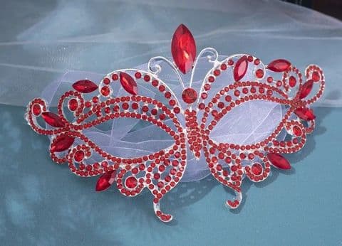 Red Diamonte Eyemask £24.99