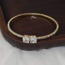 Silver Diamonte Bangle £14.99