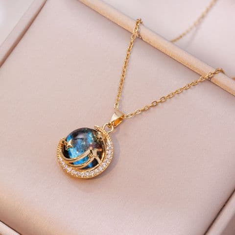 Vintage Geometric Starry Sky Pendant £14.99
