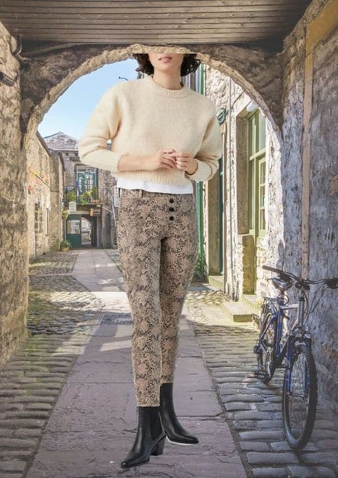 Ysabel Mora - Faux Snake Leggings