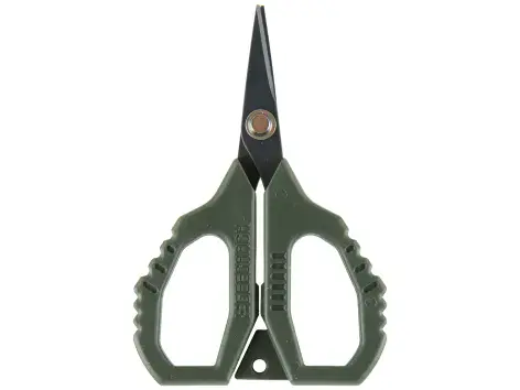 GeeCrack Kiwami Braid Scissors - Army Green
