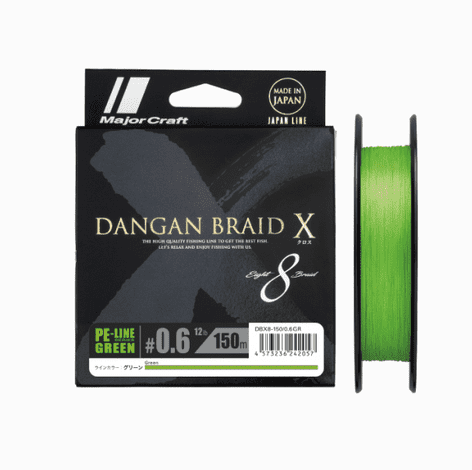 Major Craft Dangan Braid X - 20lb (150m)