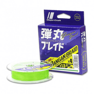 Major Craft Dangan Bullet Braid x4 - 20lb (200m)