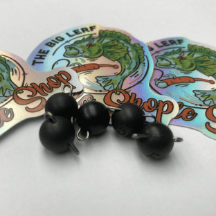 The Big Lerf Tungsten ‘Cheb’ Weight - 1g Black Oxide