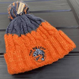 The Big Lerf Wool Hat - Orange/Grey
