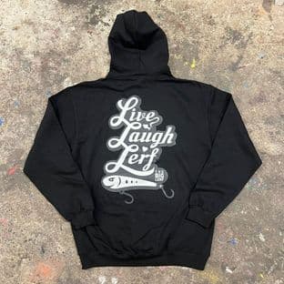 The " Live, Laugh, Lerf" Hoodie - Black