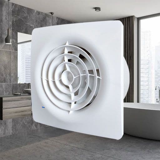 Silent Tornado | Discreet effective bathroom extractor fan