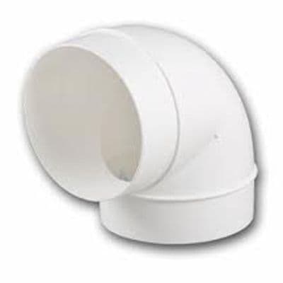 4 inch Duct 90 Degree Bend for axial, centrifugal and inline fans