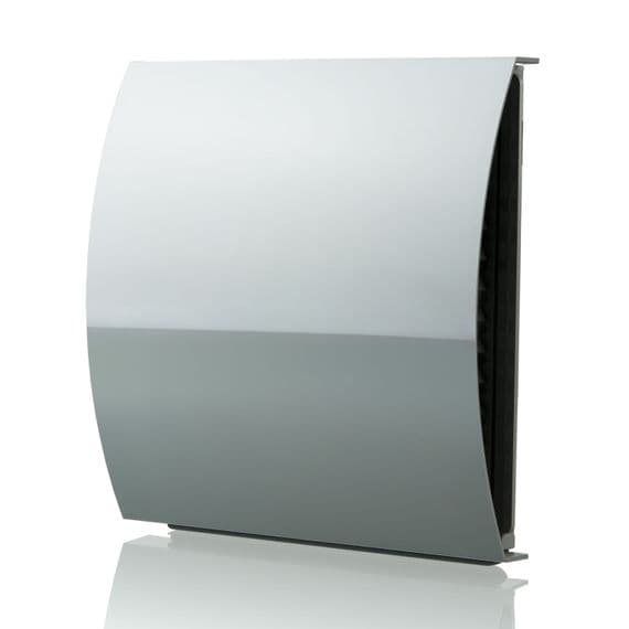 Blauberg External Wind Baffle Vent 100mm Grey | Extractor Fan World