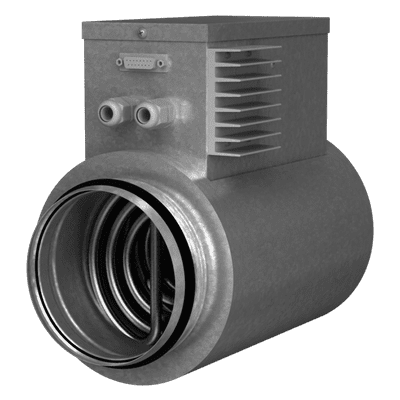 Blauberg S21 V.2  Plug-In Electric Post Heater Battery & Sensor  125mm dia  0.6 kw