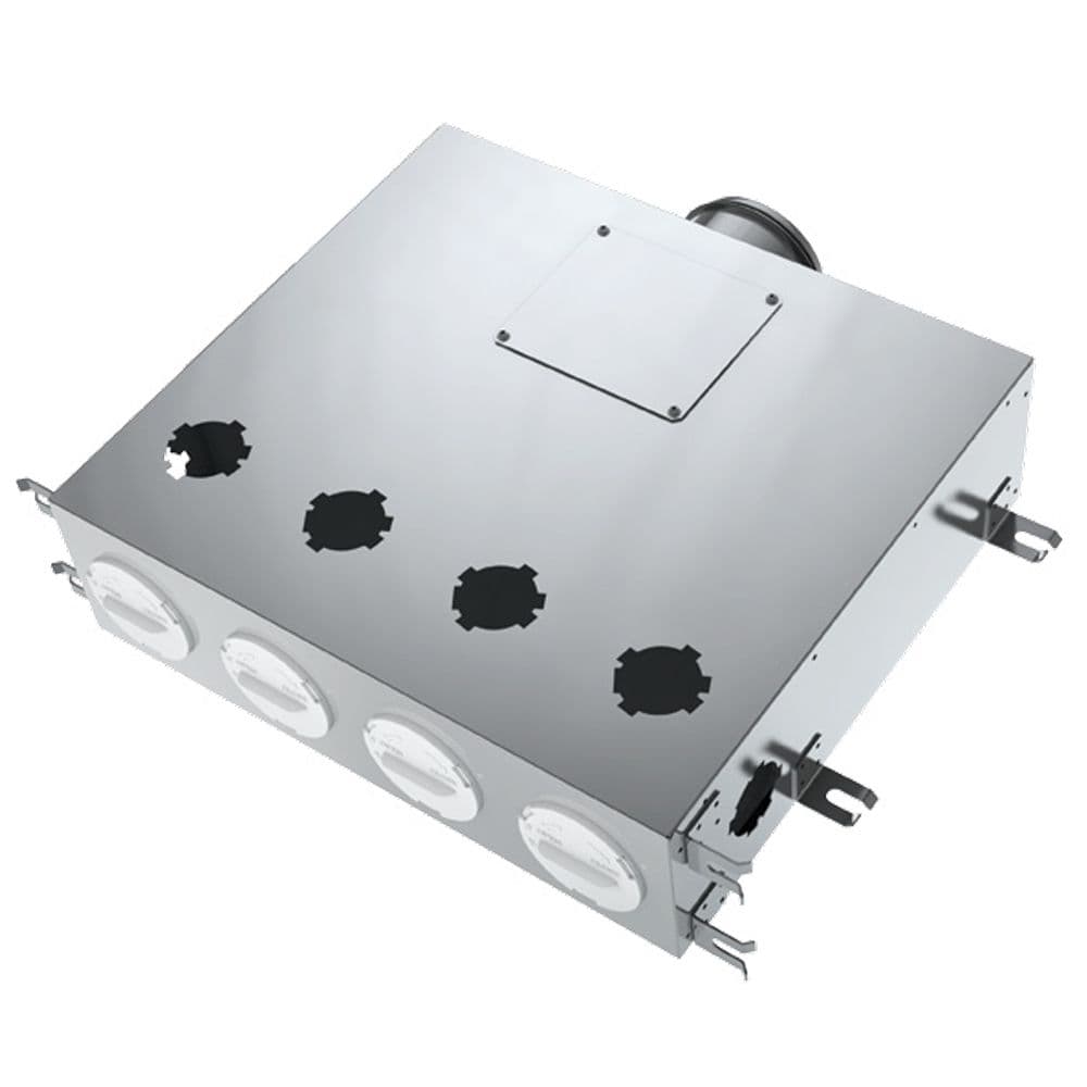 BlauFast 75mm Metal Radial Duct Manifold Box 125mm Connection 6