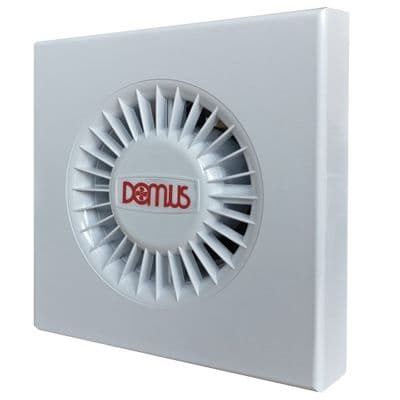 Domus DBF100-HT 100mm Bathroom Fan with Humidistat & Timer