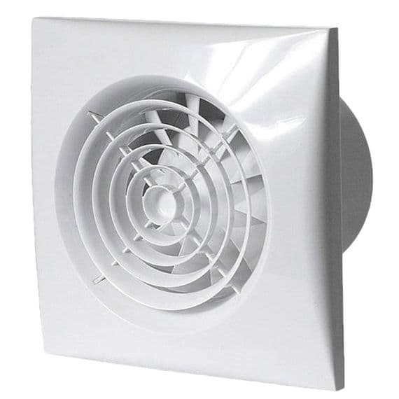 Silent Kitchen Fan Envirovent SIL125T + Timer. Axial Impeller. 78L/s