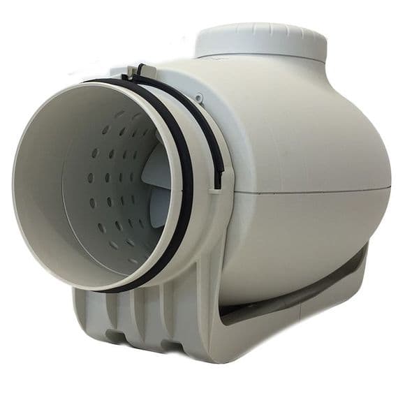 Envirovent SILMV250/100T Ultra quiet 4 inch inline fan 24dB(A) with Timer