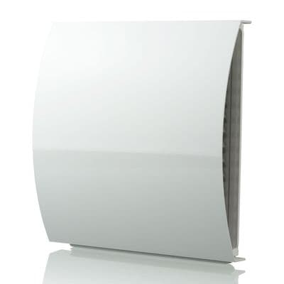 External Wind Baffle Vent 150mm White