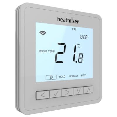 Heatmiser neoAir v3 Wireless Smart Silver Thermostat