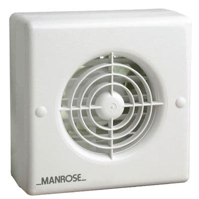 Manrose WF100T 4 Inch Window Extractor Fan with Timer
