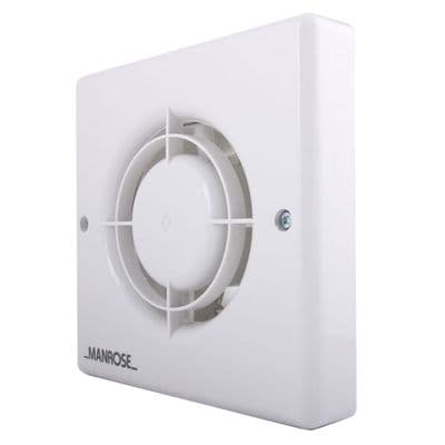 Manrose XF100P 4 Inch Extractor Fan with Pullcord