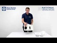 Monsoon wall mounted compact PIV Energysaver Positive Input System | Extractor Fan World