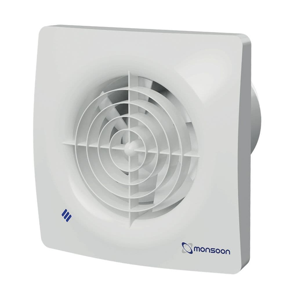 Monsoon MON S100 Silent Bathroom Extractor Fan monsoon-mon-s100-silent-bathroom-extractor-fan