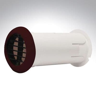 Quick Fit Internal Extractor Fan Wall Kit - Brown