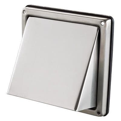 Stainless Steel Cowled Grille - 150mm