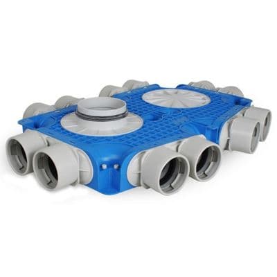 UNDB75 Radial Ducting Ventilation Distribution Box 12 Way