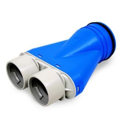 UNSVC75 Straight Radial Connector 125mm to 75mm