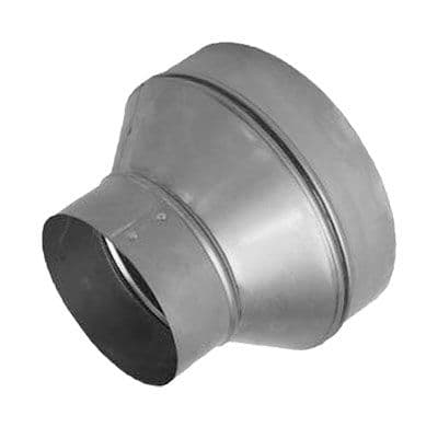 Metal 6 inch to 4 inch Ventilation Duct Reducer 370303