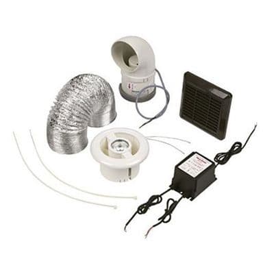 Vent Axia 453410 Luminair Shower Extractor Fan Kit with Light