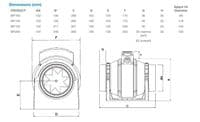 Vent Axia ACM150 17106010 Six Inch Inline mixed Flow Duct Fan | Extractor Fan World
