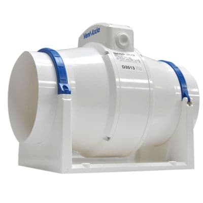 Vent Axia ACM150T 150mm Six Inch Inline Mixed Flow Fan with Timer 17106020