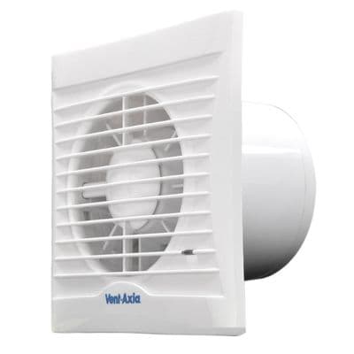 Vent Axia Lo-Carbon Silhouette 100B Bathroom Extractor Fan 441624