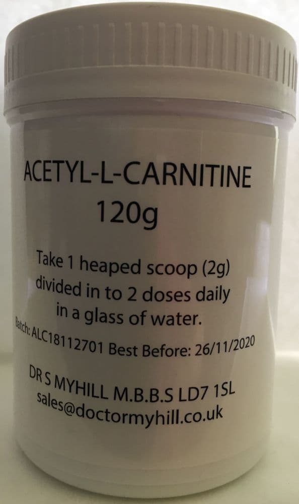 Acetyl-L-Carnitine Pure Powder 120g