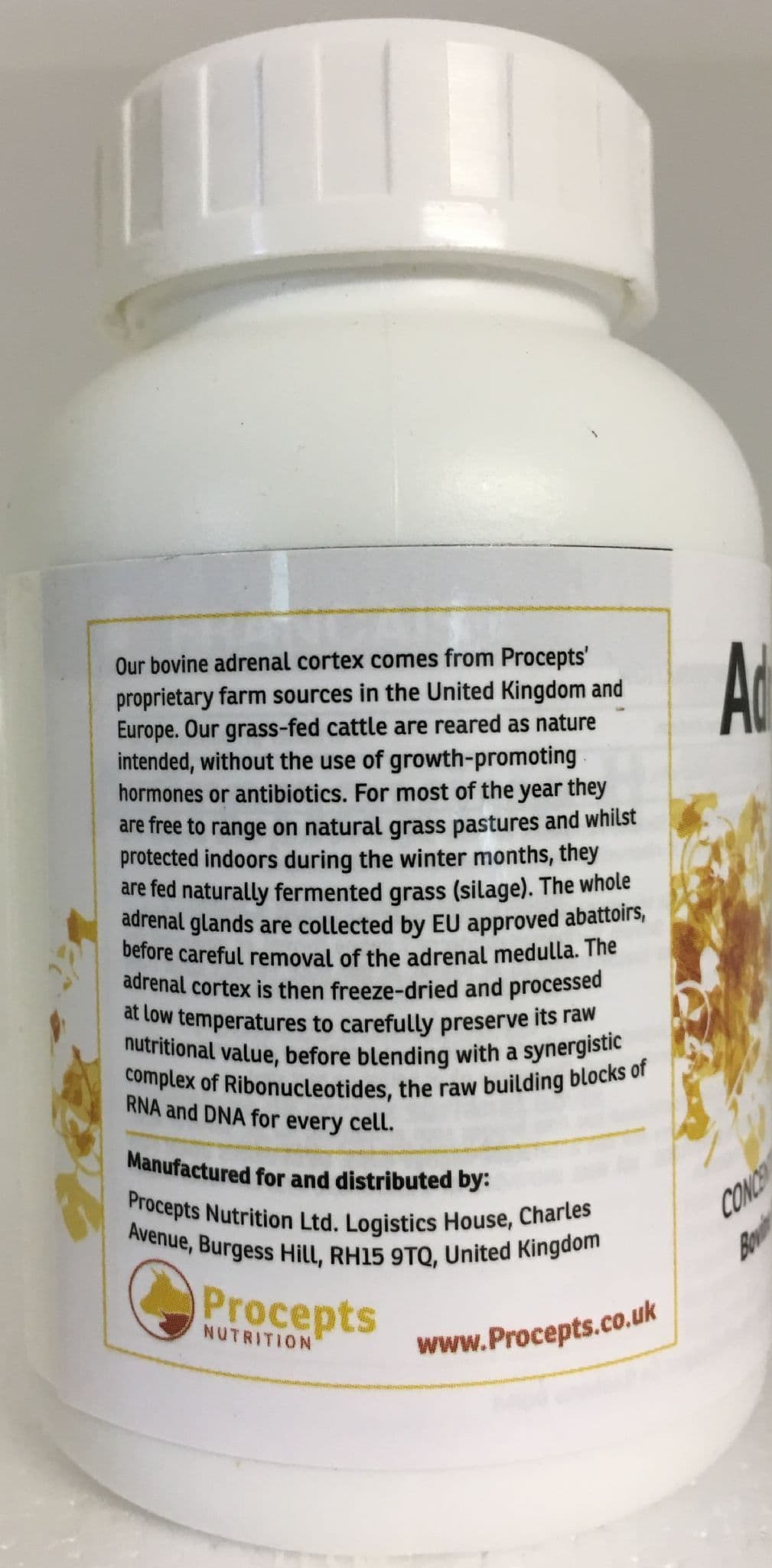 Adrenavive II by Procepts Nutrition Bovine Adrenal Cortex Complex 150