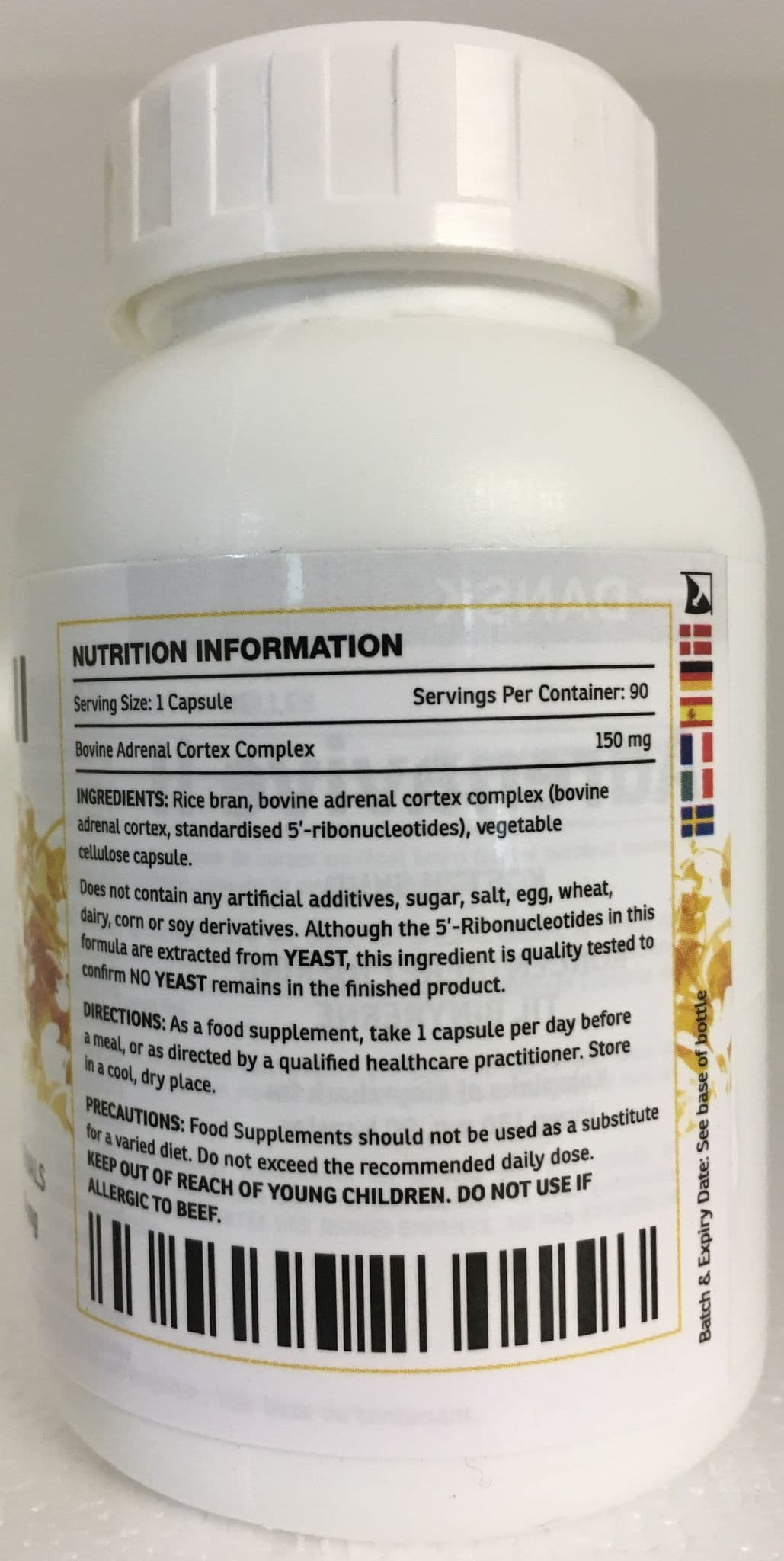 Adrenavive II by Procepts Nutrition Bovine Adrenal Cortex Complex 150