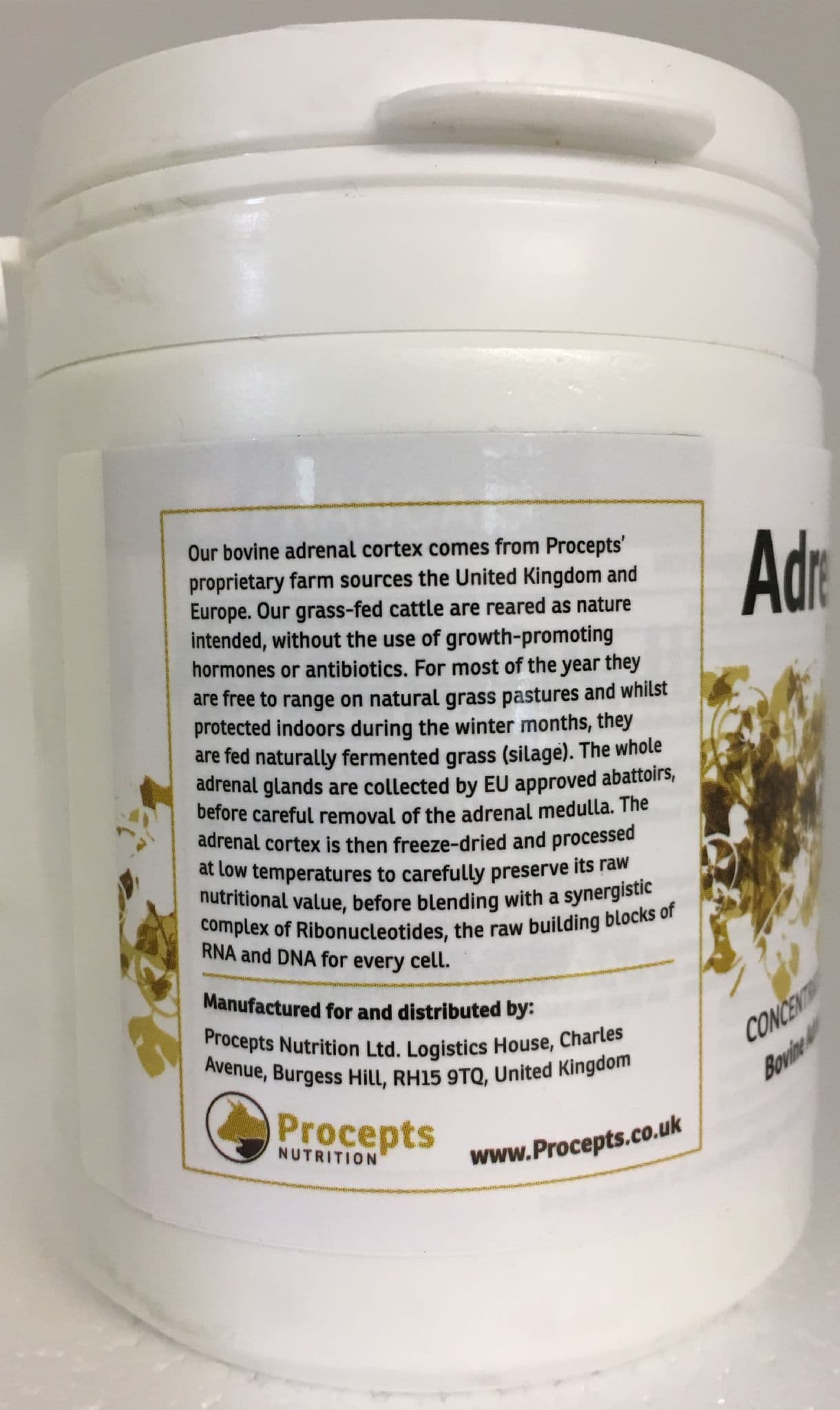 Adrenavive III by Procepts Nutrition Bovine Adrenal Cortex Complex