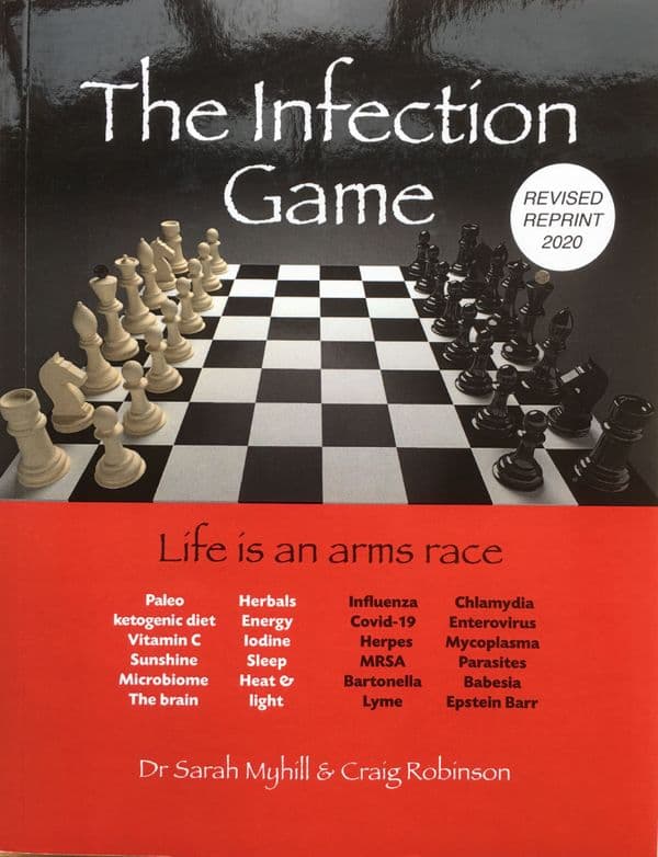 BOOK - The Infection Game - Life is an arms race - Revised Reprint 2020 -ONE COPY - to Europe