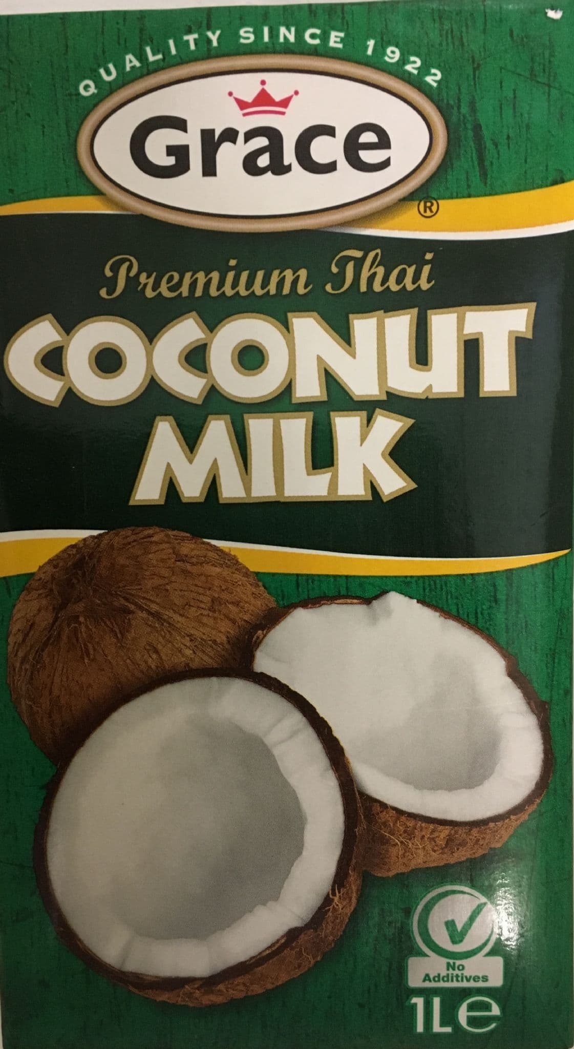 Coconut Milk 1 Litre Grace Premium Thai