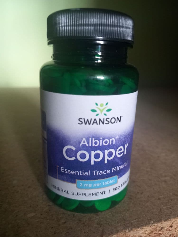 Copper by Swanson 300 capsules