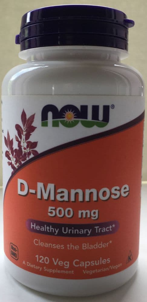 D-Mannose CAPSULES - 500 mg - 120 Veg Capsules