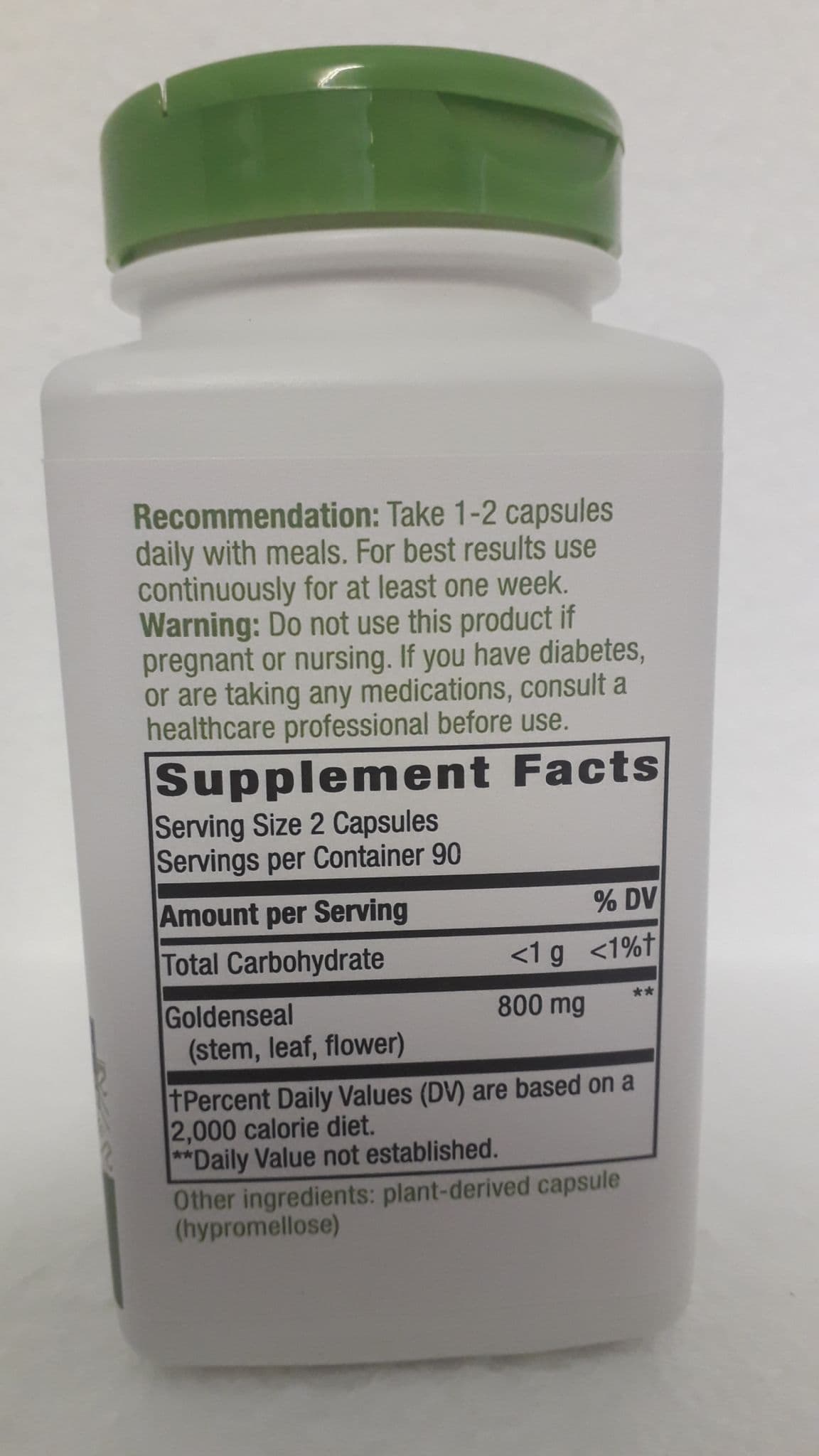 Goldenseal 800mg 180 caps