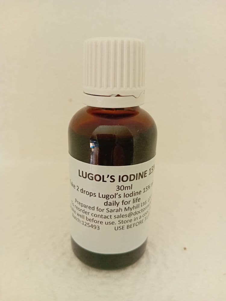 Lugol's Iodine 15% 30ml