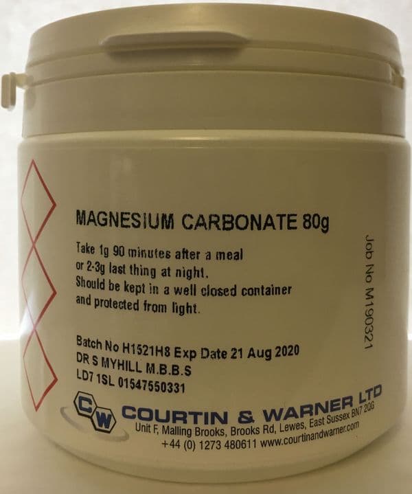 Magnesium Carbonate powder 80g
