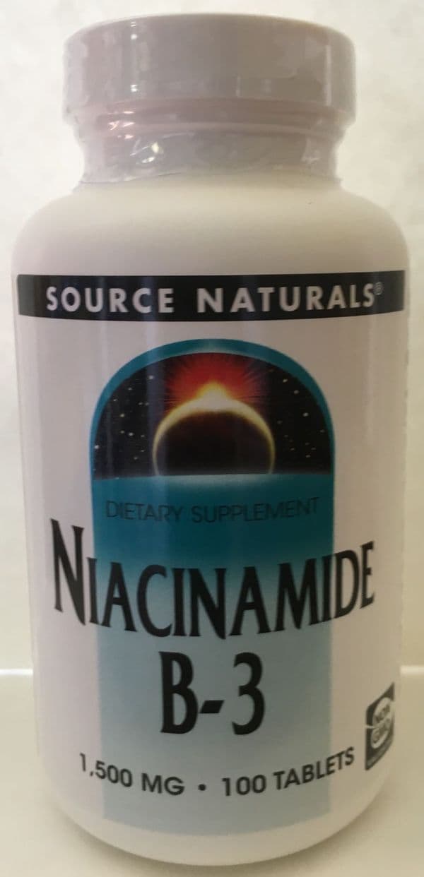 Niacinamide B3 1500 mg 100 tablets