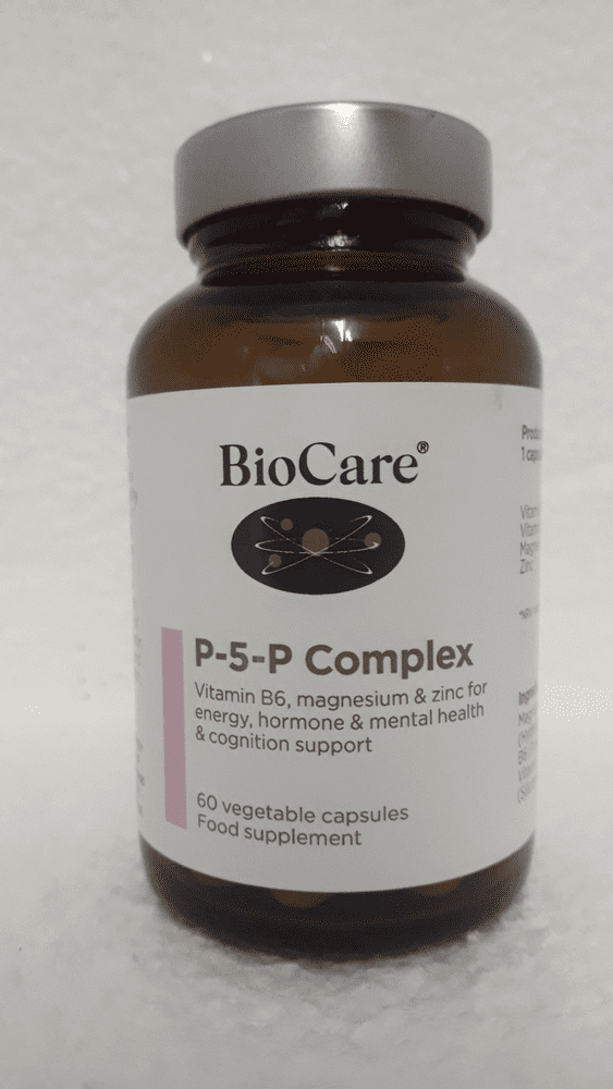 P-5-P Vitamin B6 as pyridoxal-5-phosphate with co-factors by BioCare 60 capsules